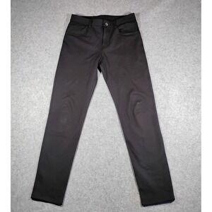 Vuori Mens Meta Pant Black Slim Straight Performance Travel 30 V4021 32x32